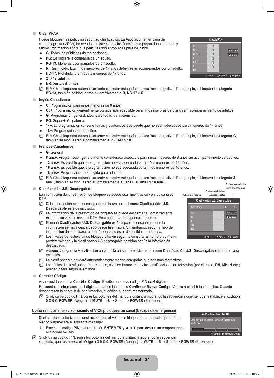 Samsung 350 BN68 User Manual | Page 60 / 69