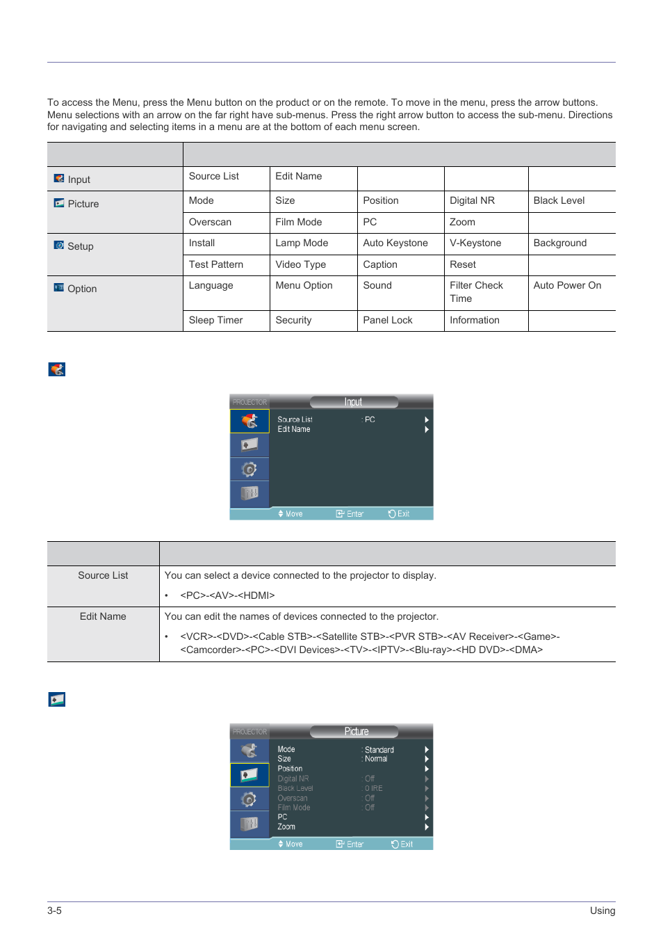 Samsung SP-M220S User Manual | Page 38 / 60
