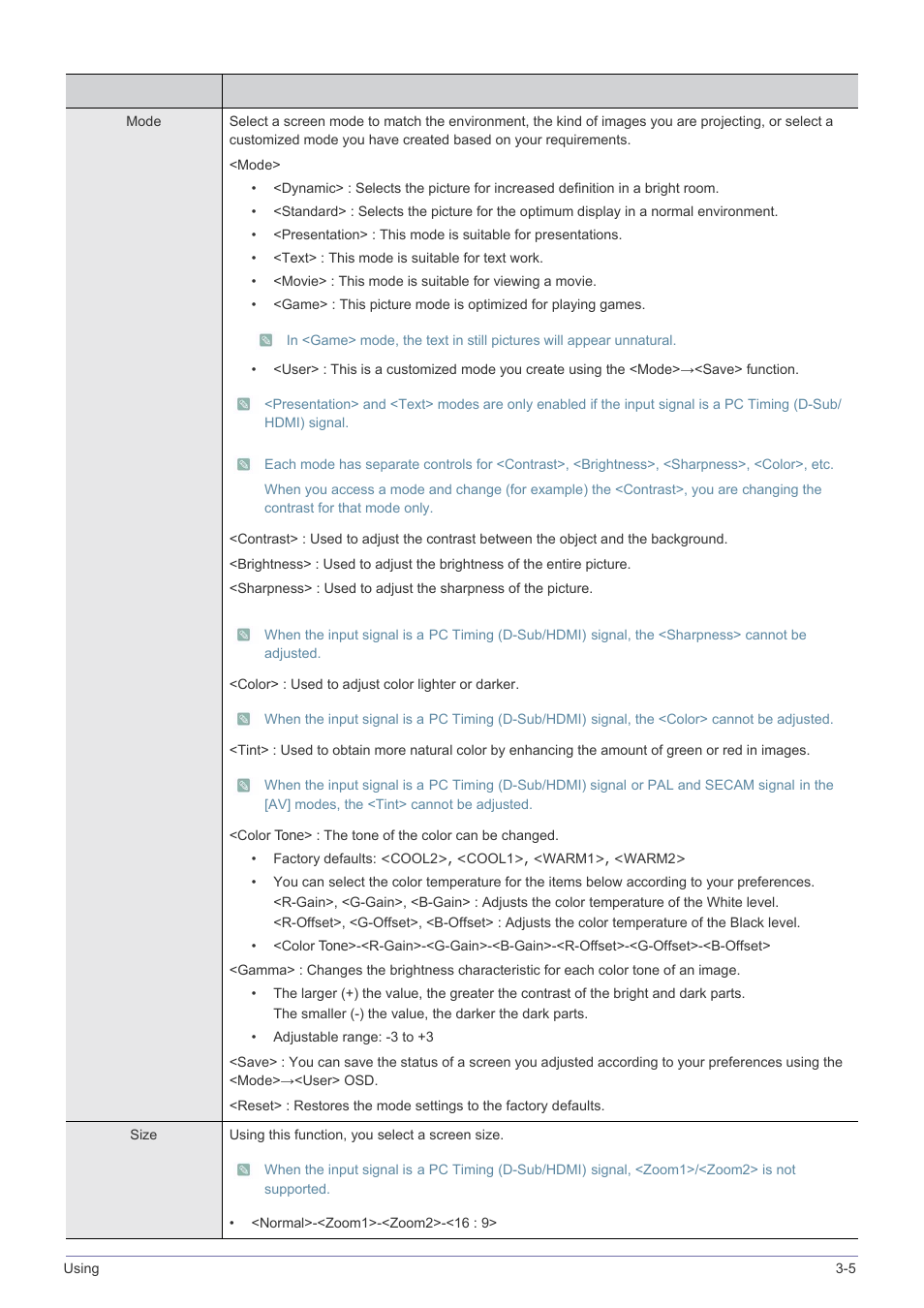 Samsung SP-M220S User Manual | Page 39 / 60