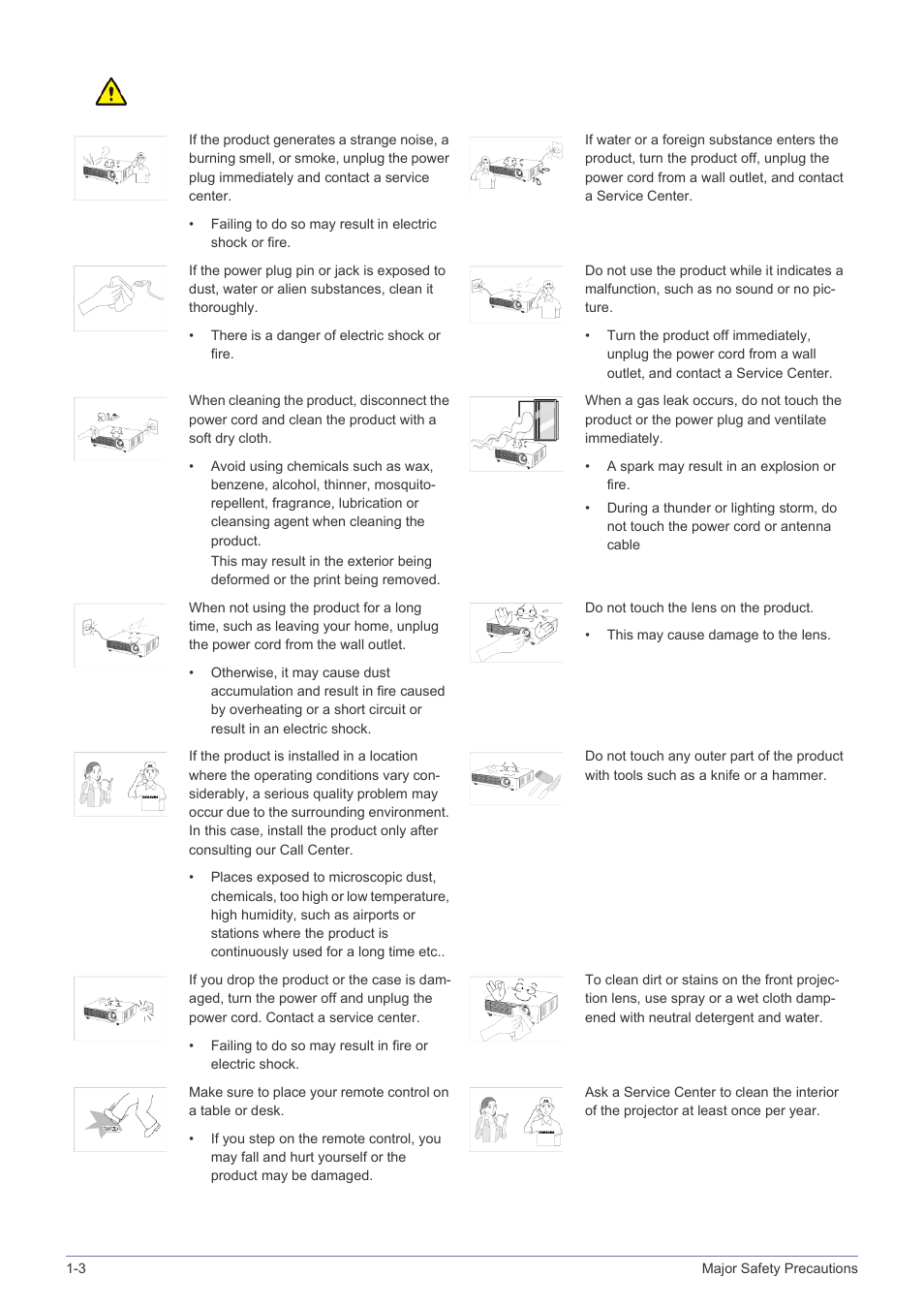 Samsung SP-M220S User Manual | Page 8 / 60