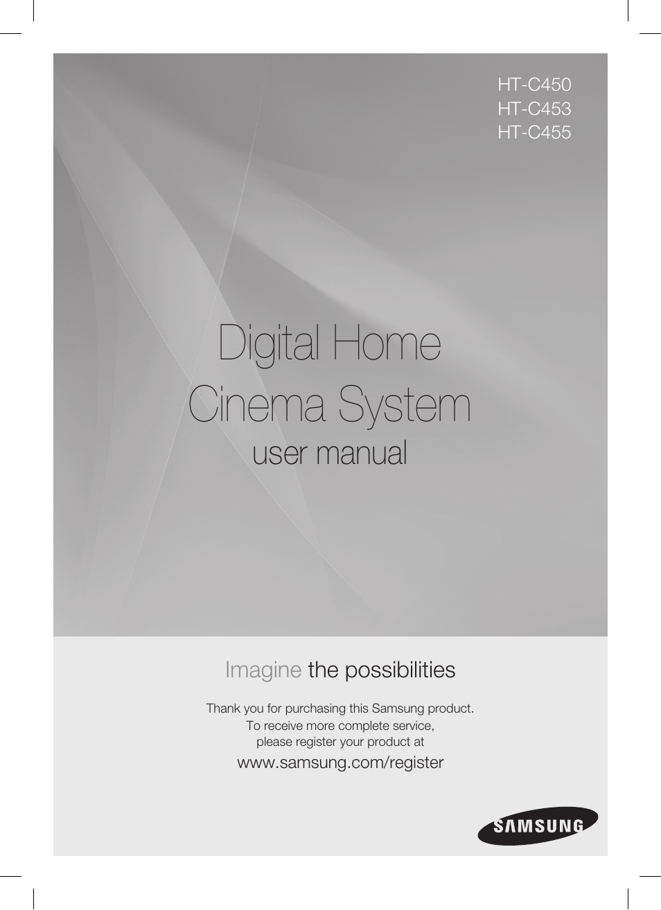 Samsung HT-C455 User Manual | 41 pages