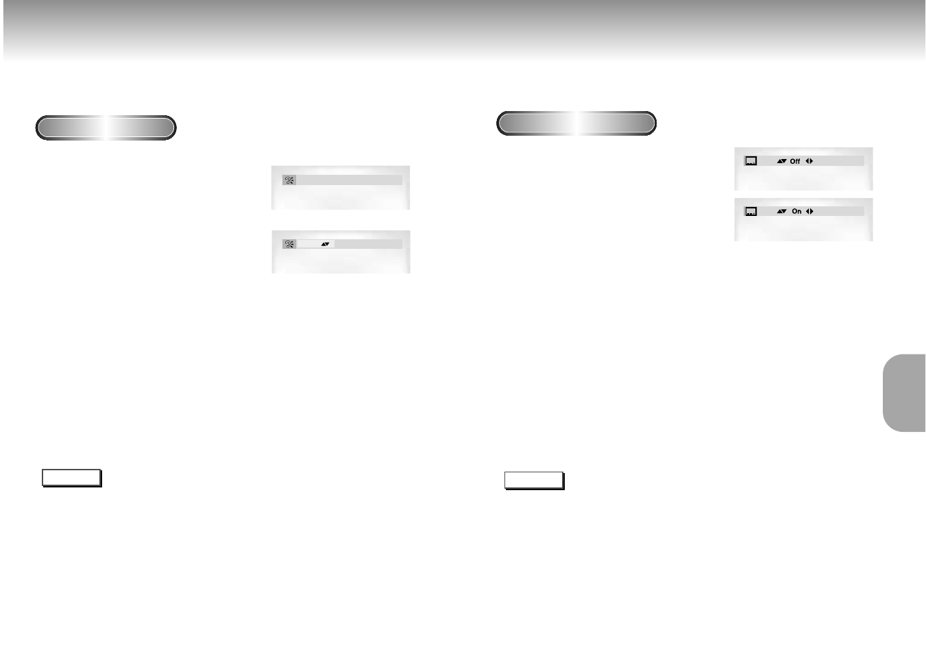 Selecting the audio language, Selecting the subtitle language | Samsung DVD-M301 User Manual | Page 13 / 21