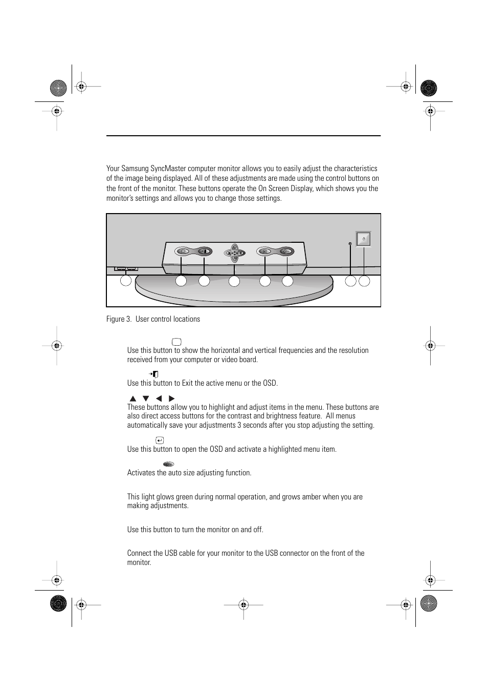 Adjusting your monitor | Samsung 1200NF User Manual | Page 10 / 33