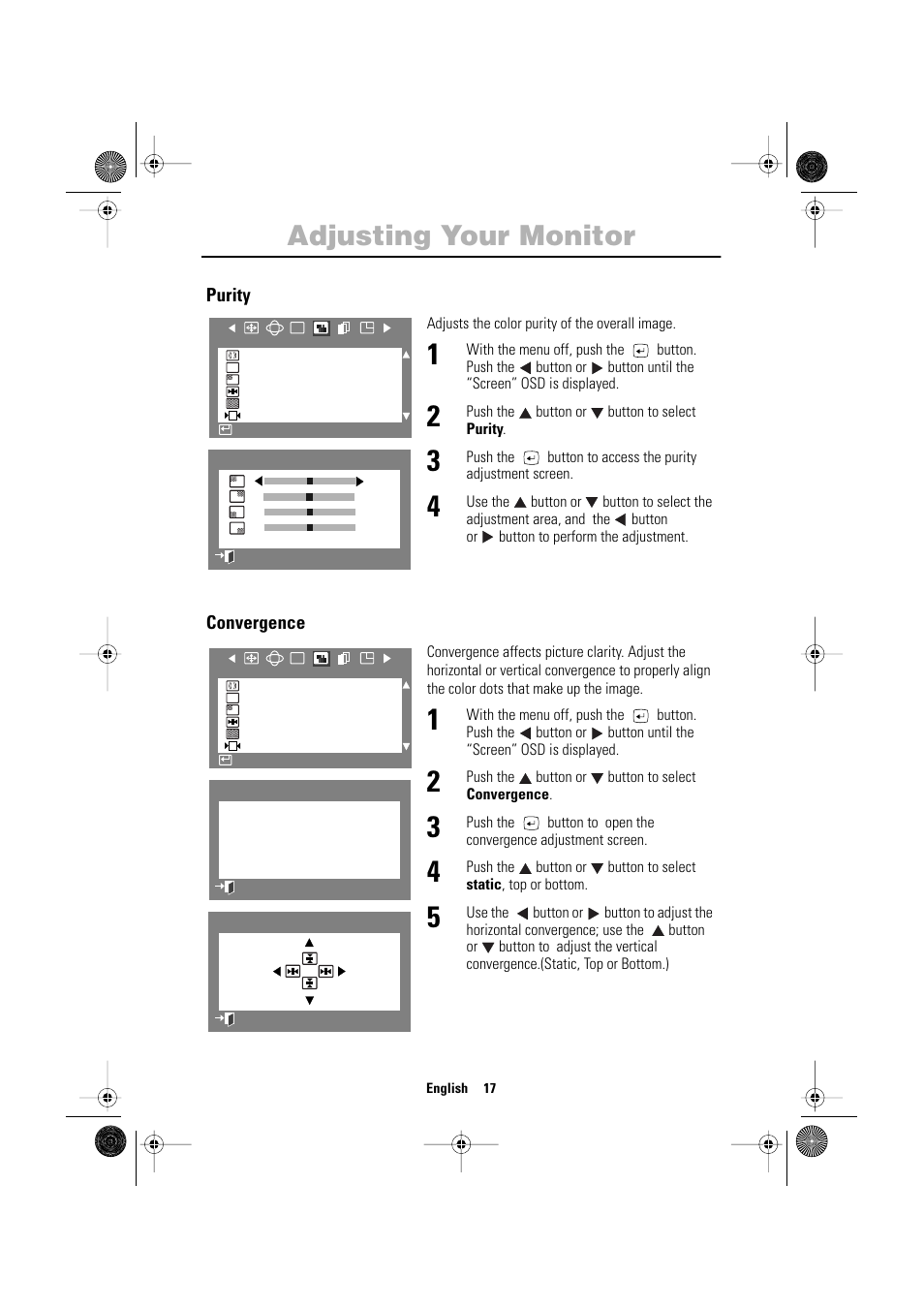 Adjusting your monitor | Samsung 1200NF User Manual | Page 19 / 33