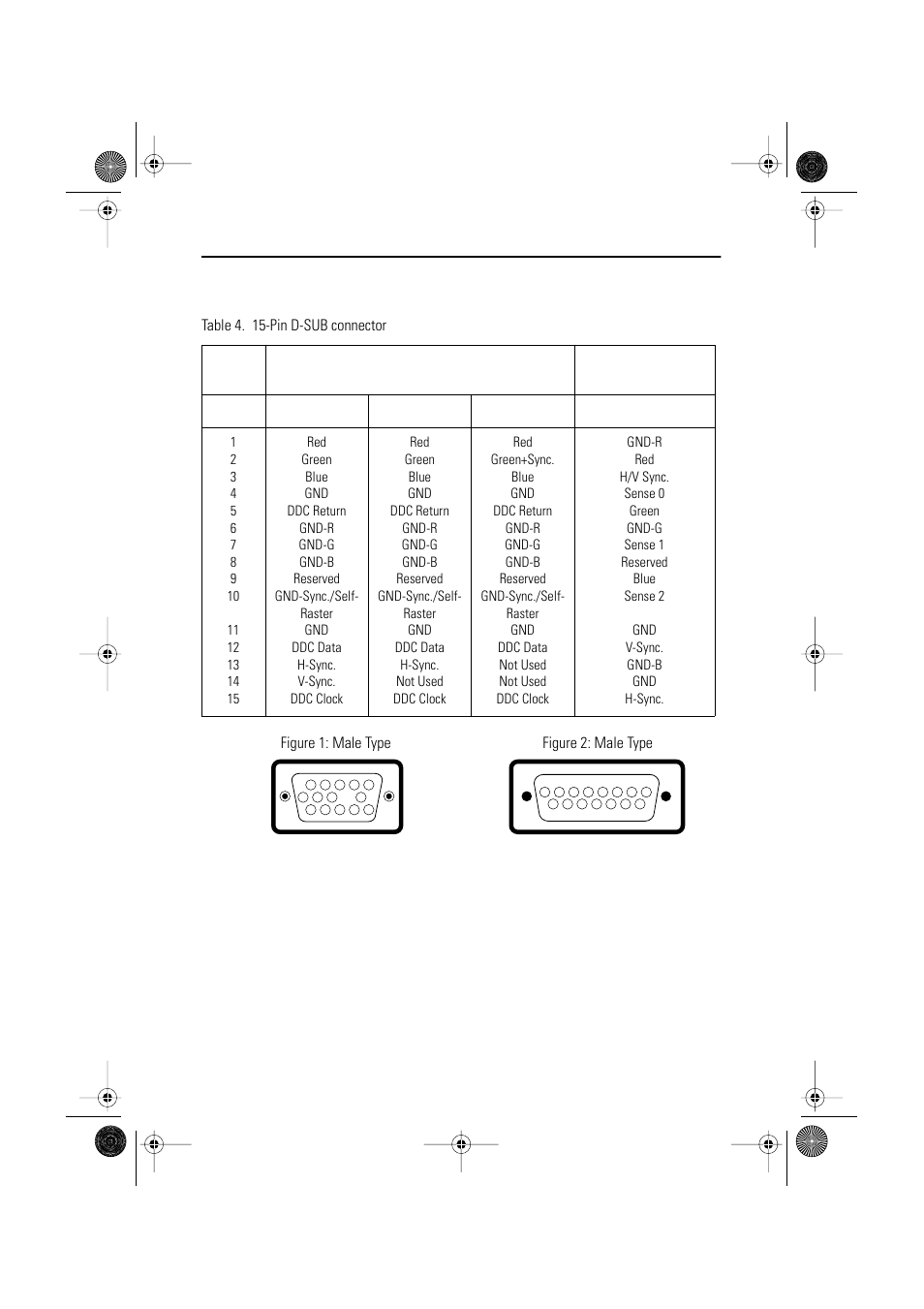 Appendix, Pin assignments | Samsung 1200NF User Manual | Page 29 / 33