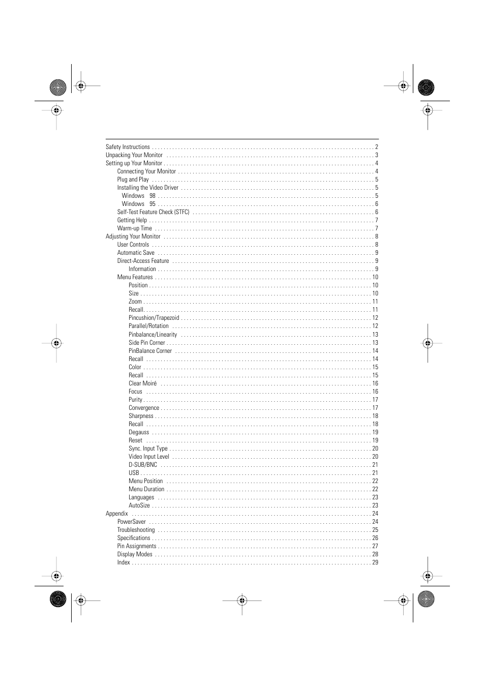 Samsung 1200NF User Manual | Page 3 / 33