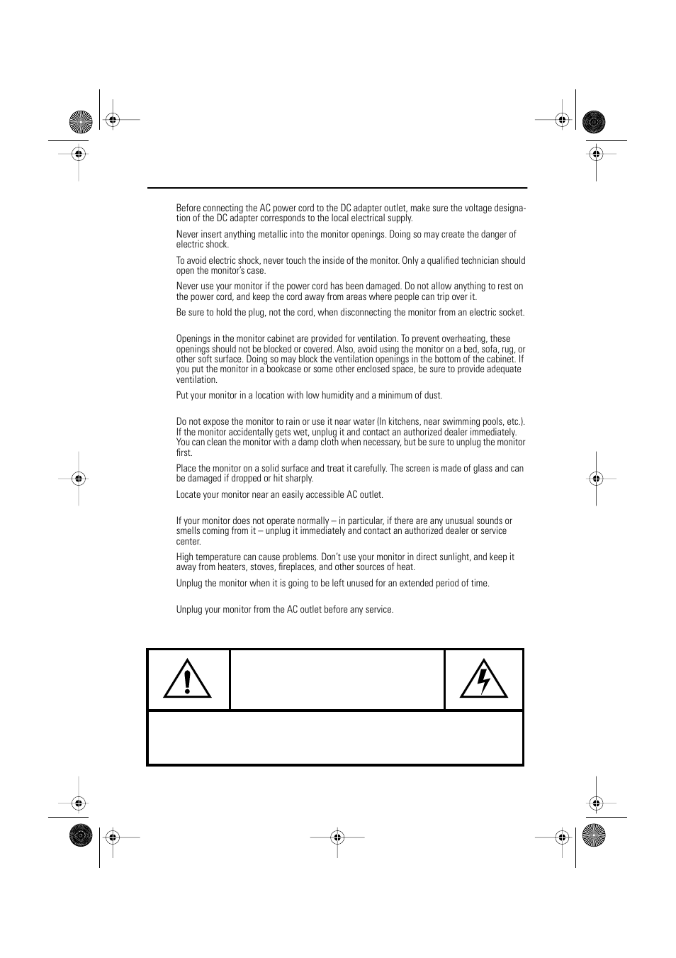 Safety instructions | Samsung 1200NF User Manual | Page 4 / 33