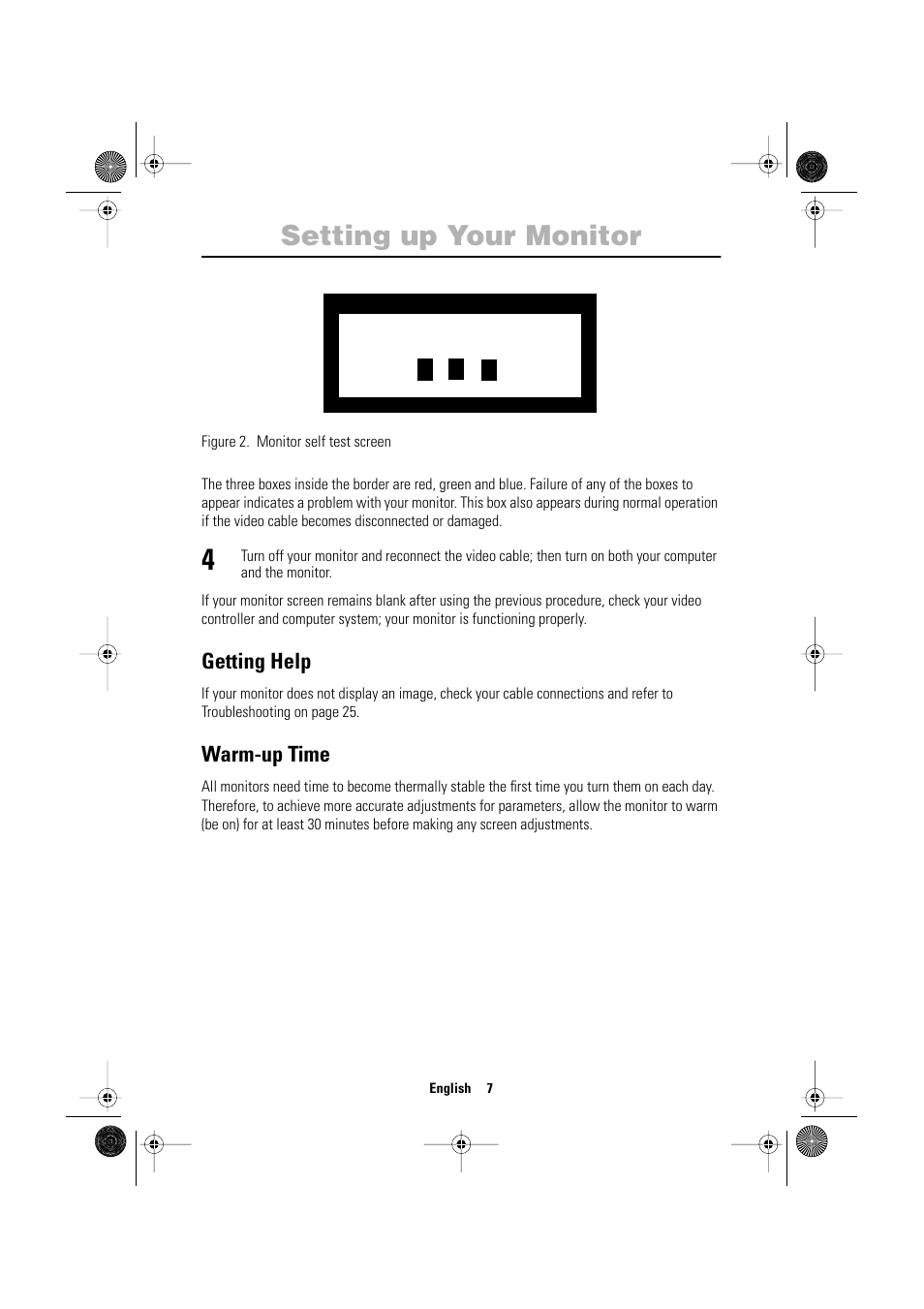 Setting up your monitor | Samsung 1200NF User Manual | Page 9 / 33