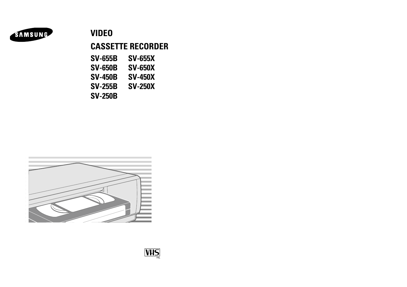 Samsung sv 255B User Manual | 26 pages