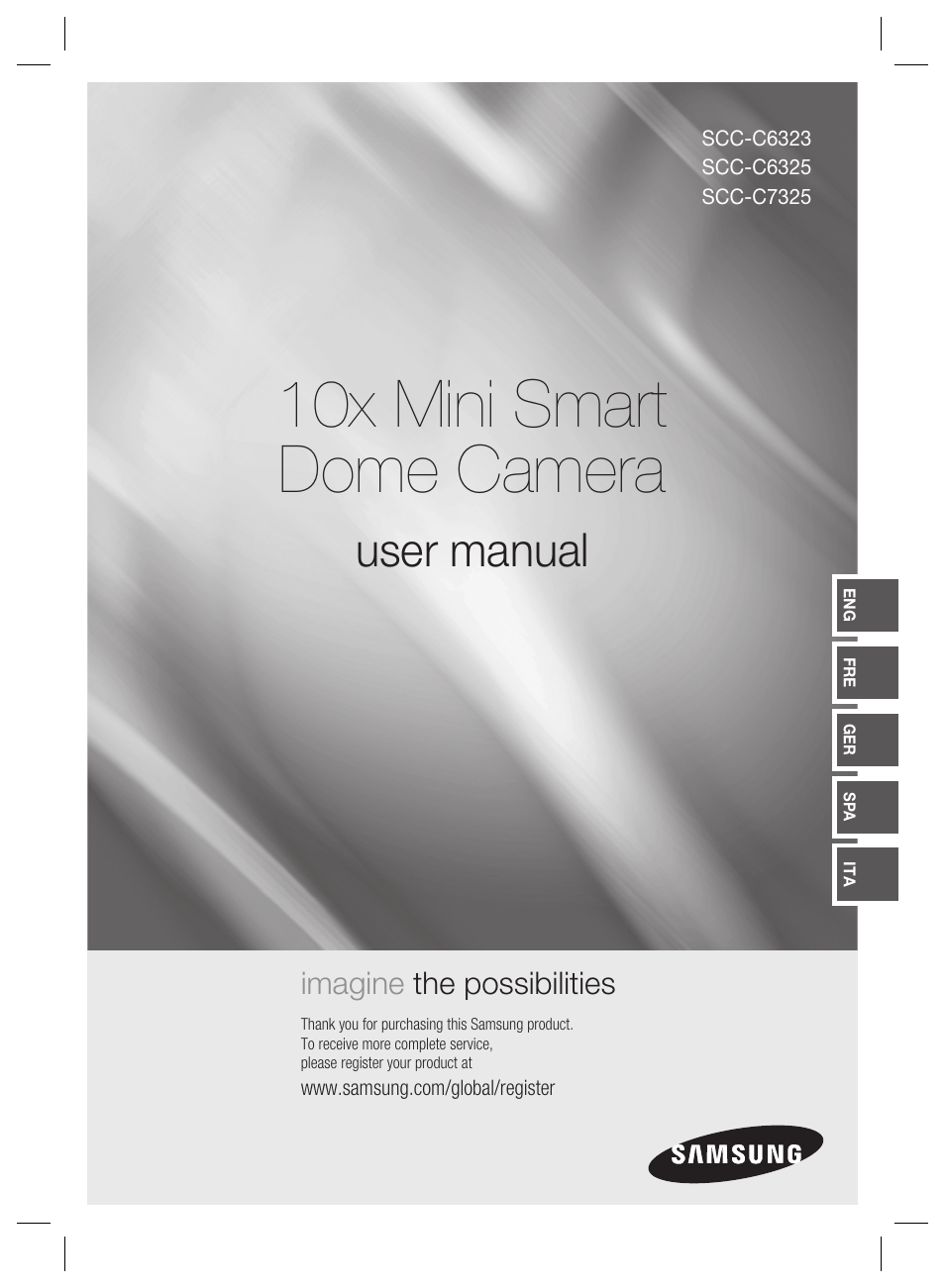 Samsung MINI SMART SCC-C7325 User Manual | 43 pages