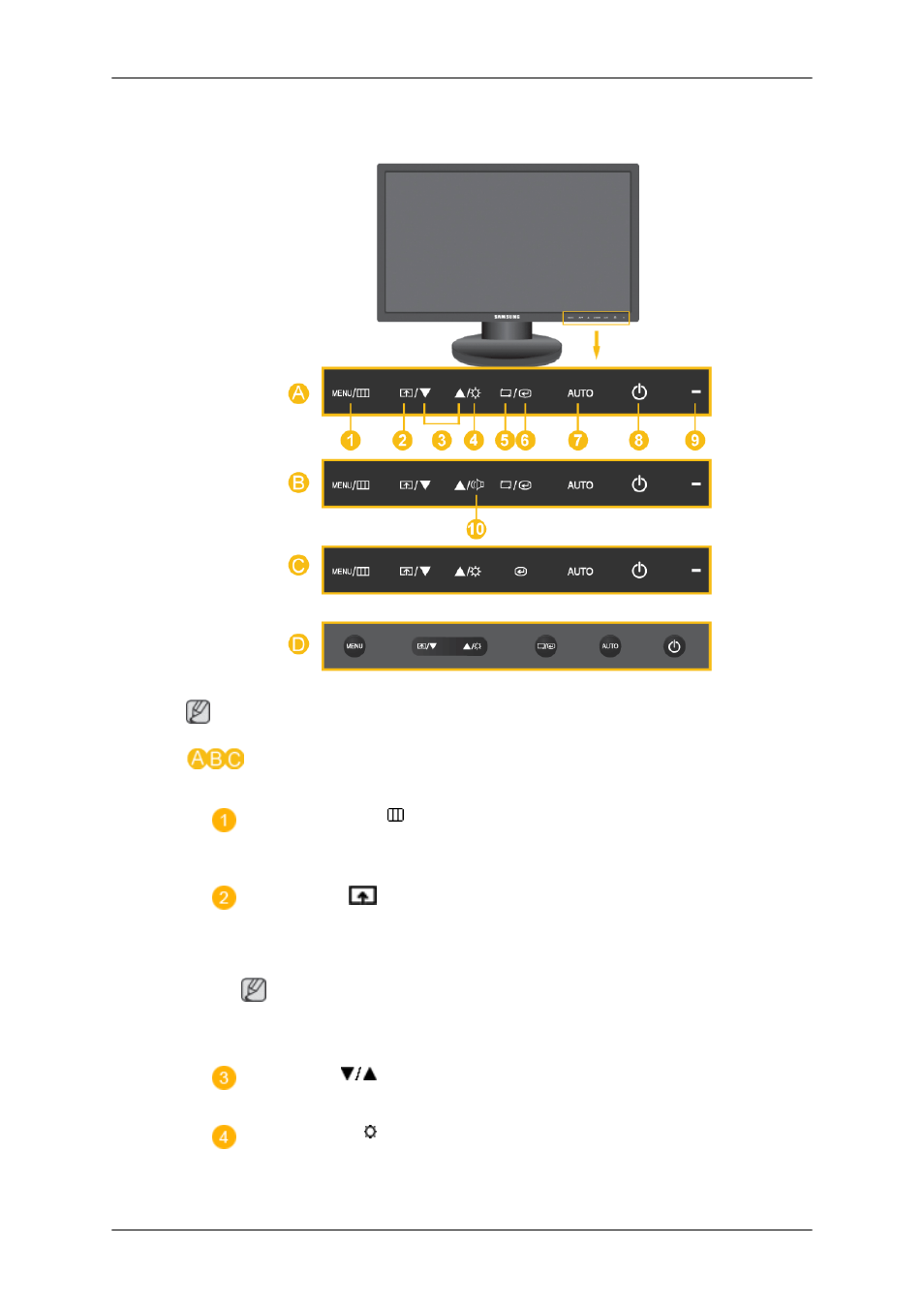 Front | Samsung 2243QW User Manual | Page 12 / 564