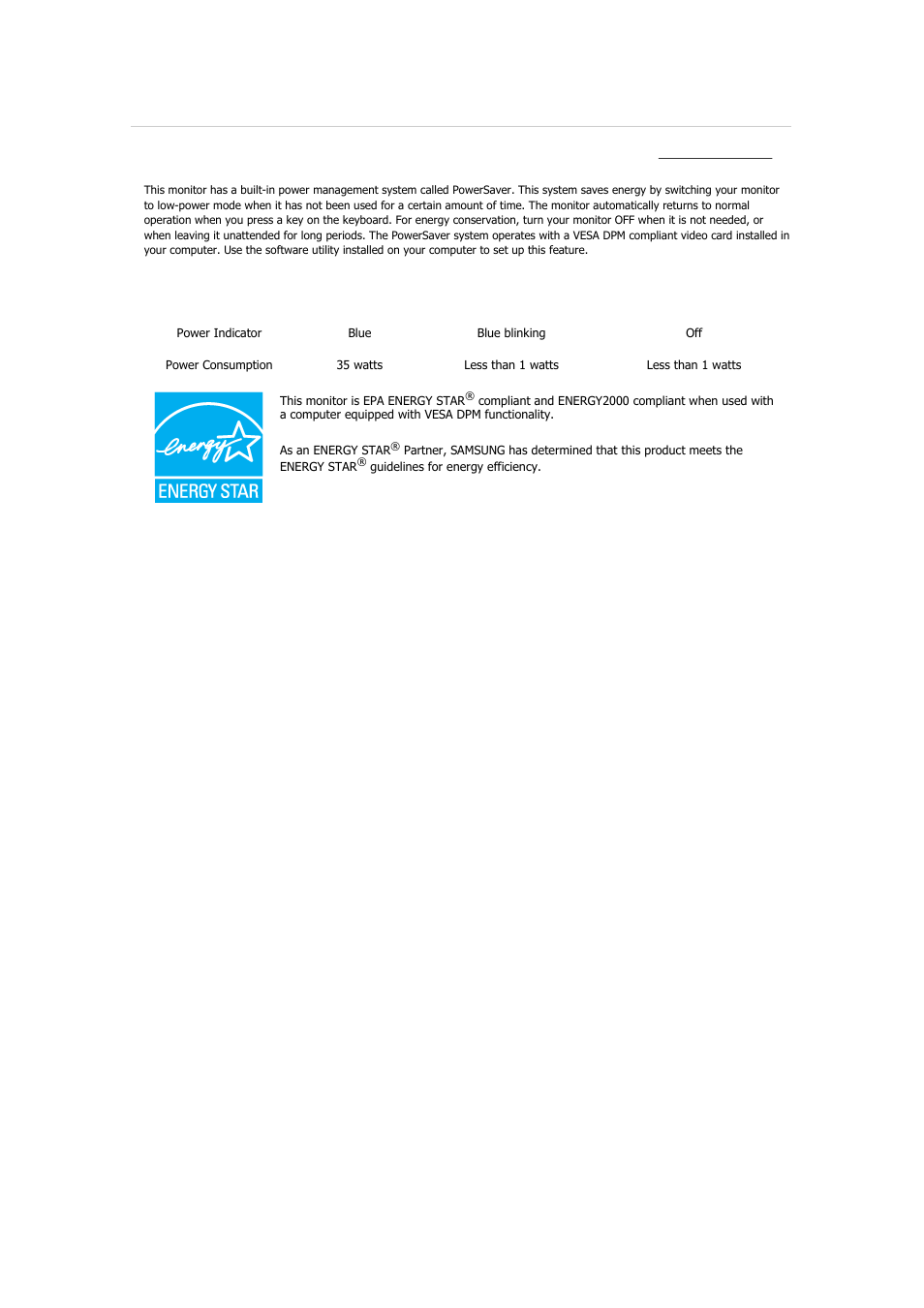 Specifications, Powersaver | Samsung 2243QW User Manual | Page 156 / 564