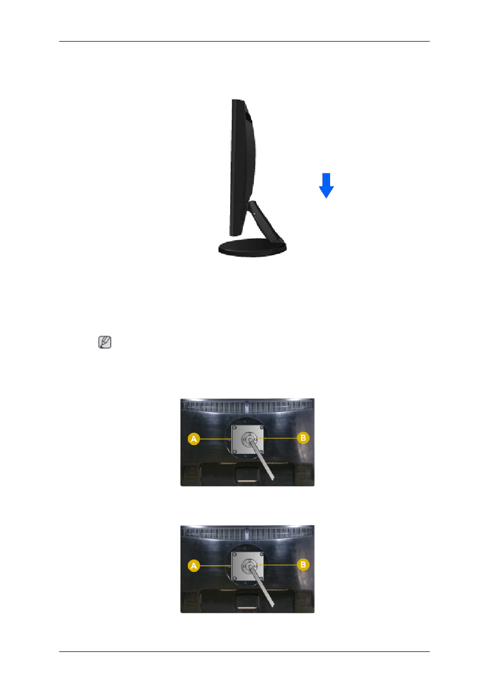 Dual hinge stand, Attaching a base | Samsung 2243QW User Manual | Page 22 / 564