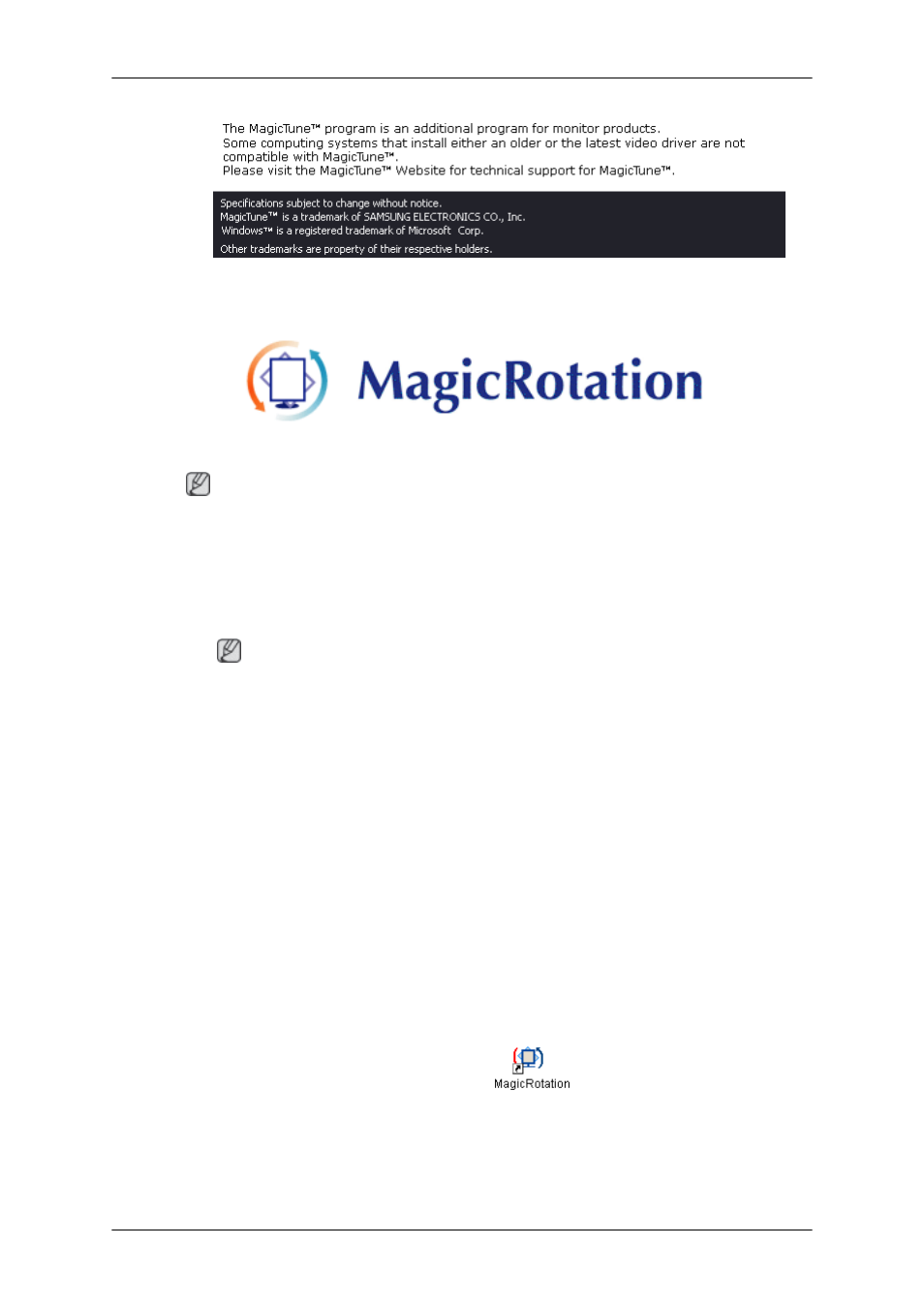 Magicrotation, Installation, Installation problems | Samsung 2243QW User Manual | Page 34 / 564