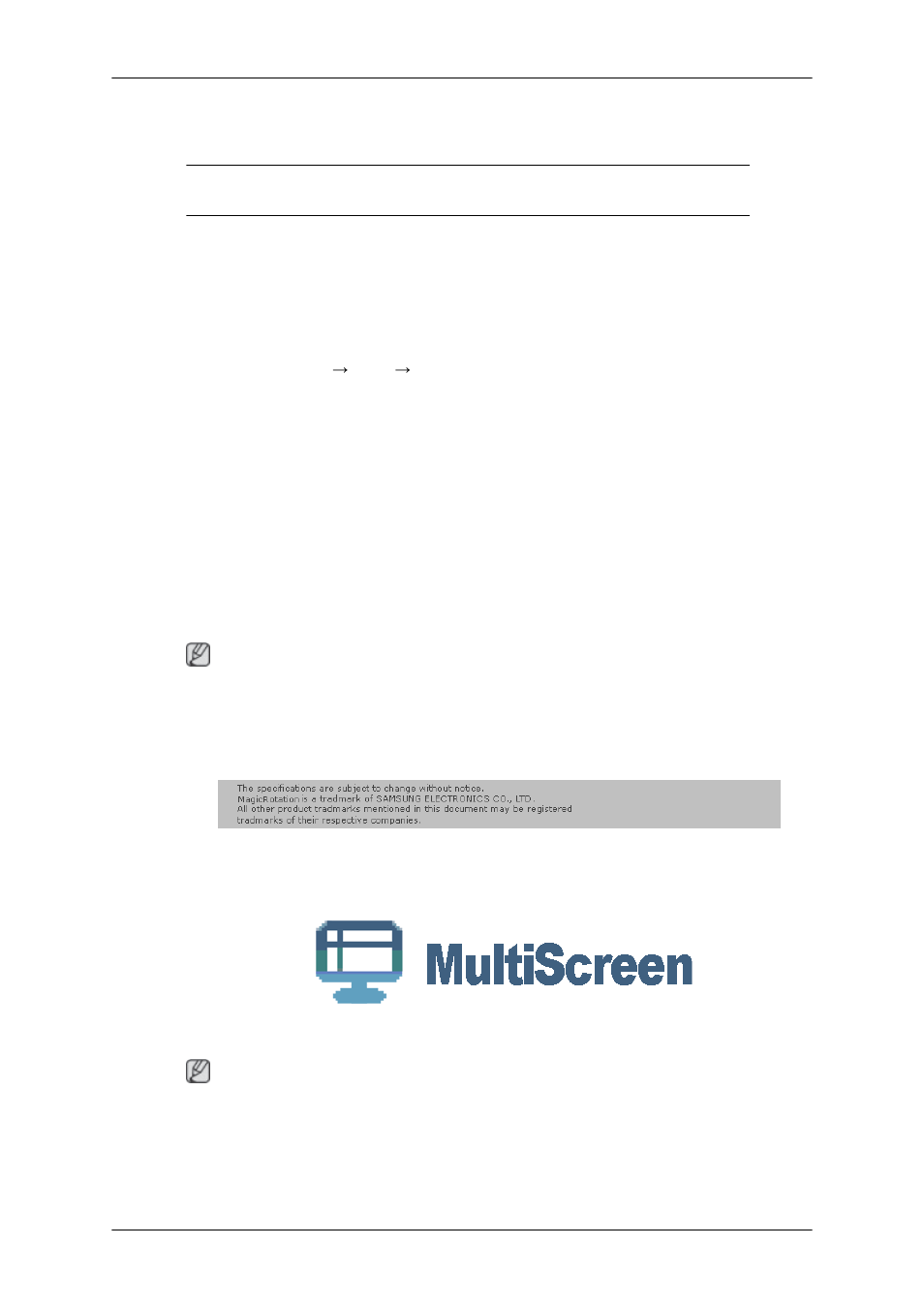 Uninstall, Multiscreen, Installation | Samsung 2243QW User Manual | Page 36 / 564