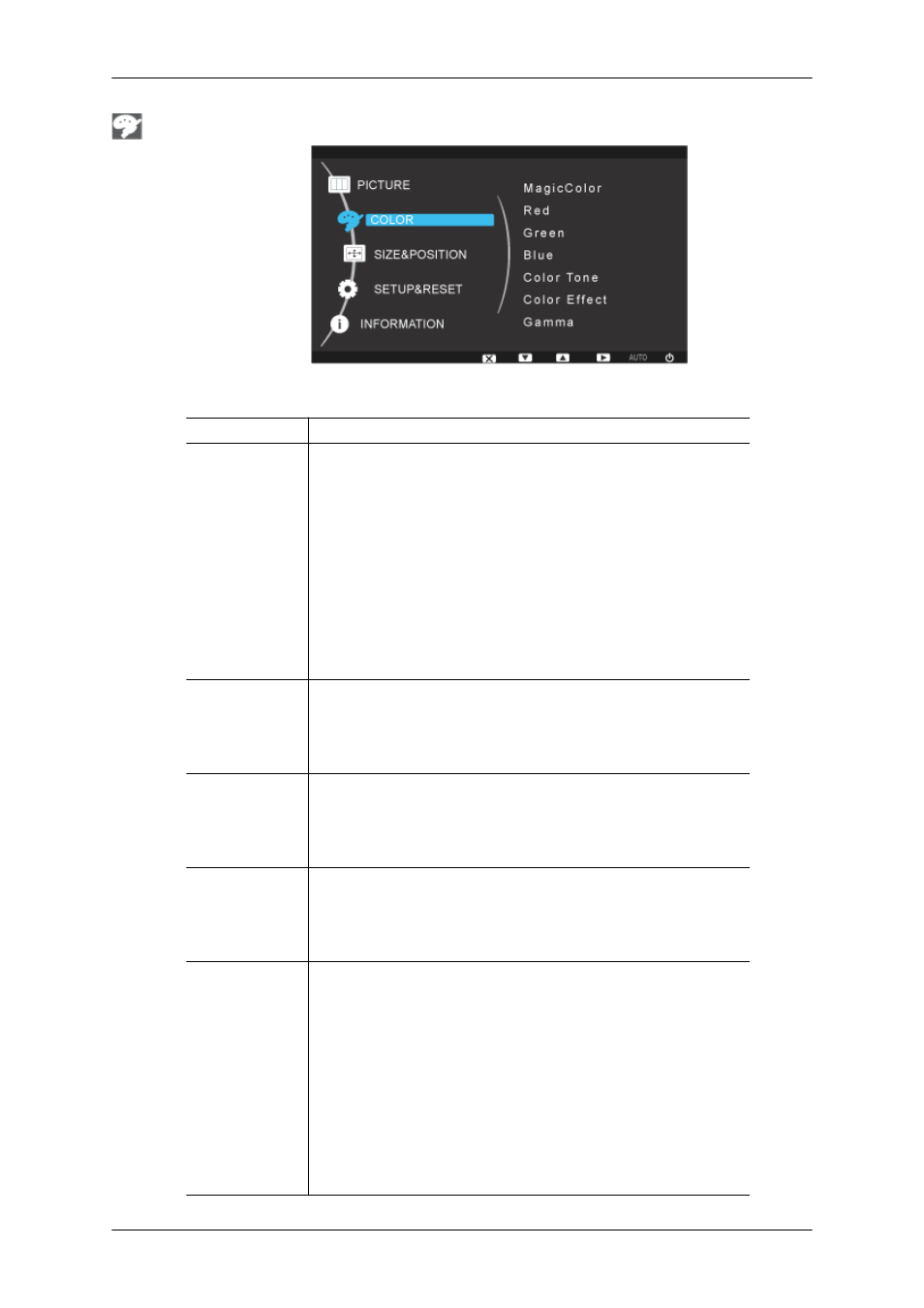 Color | Samsung 2243QW User Manual | Page 42 / 564