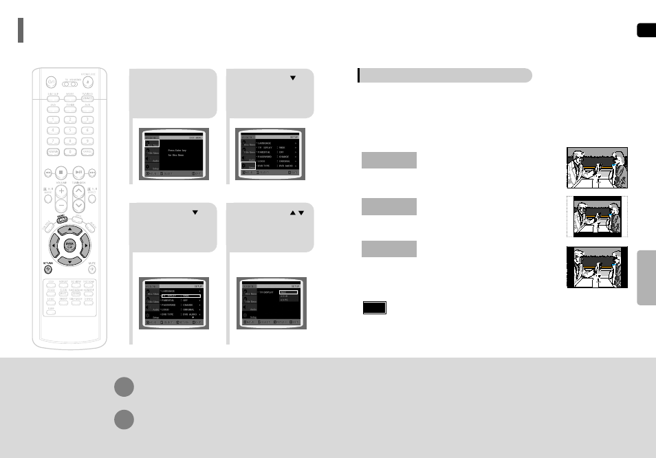 Setting tv screen type | Samsung HT-P40 User Manual | Page 23 / 37