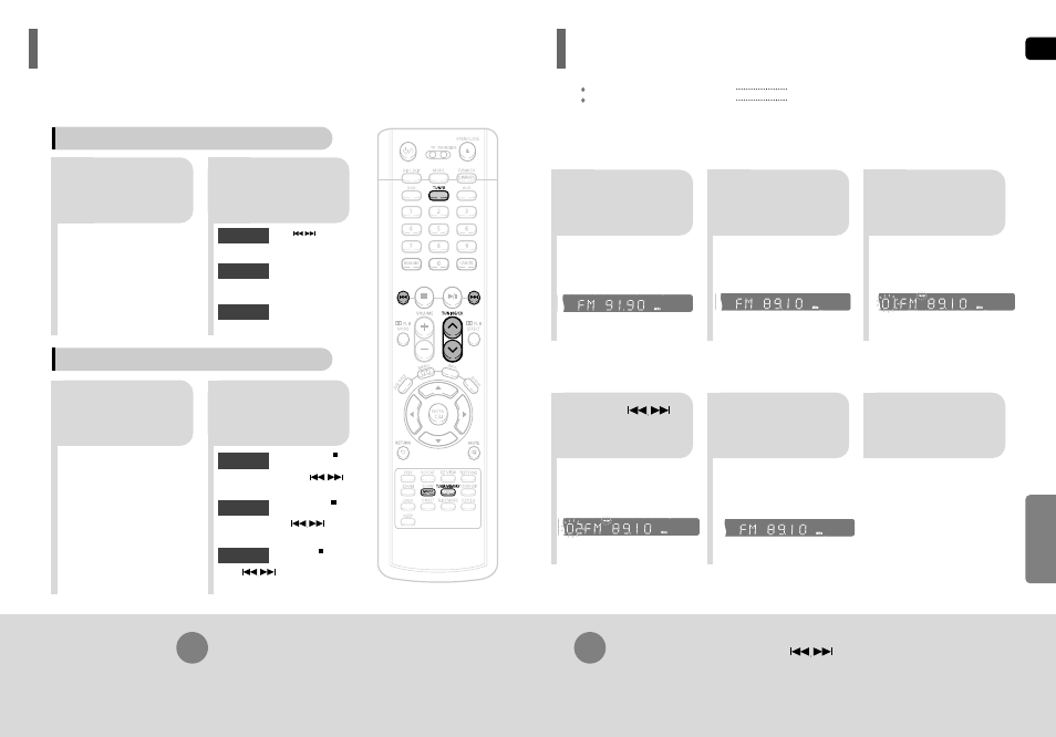 Radio operation, Listening to radio, Presetting stations | Presetting stations 61 | Samsung HT-P40 User Manual | Page 32 / 37