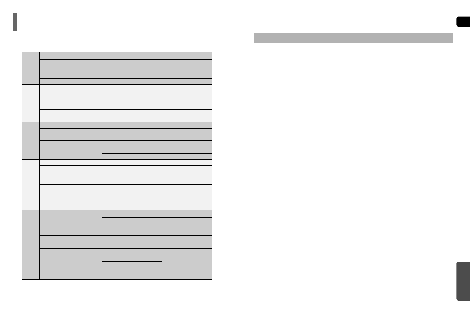 Specifications, Specifications 72, Samsung home theater | Samsung HT-P40 User Manual | Page 37 / 37