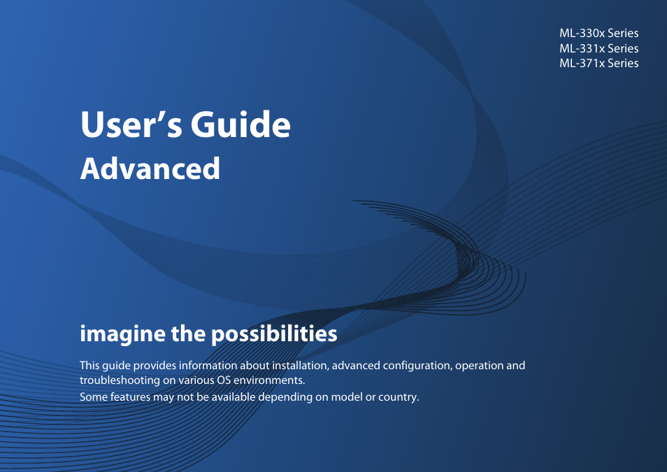 User's guide_advanced, User’s guide, Advanced | Samsung ML-331X User Manual | Page 104 / 245