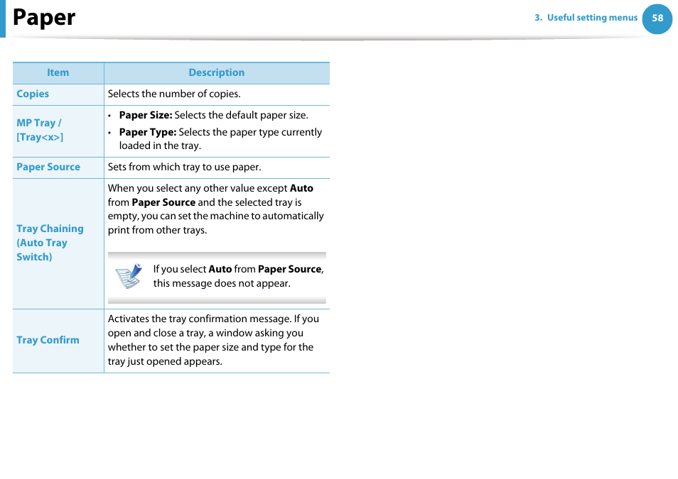Paper | Samsung ML-331X User Manual | Page 161 / 245