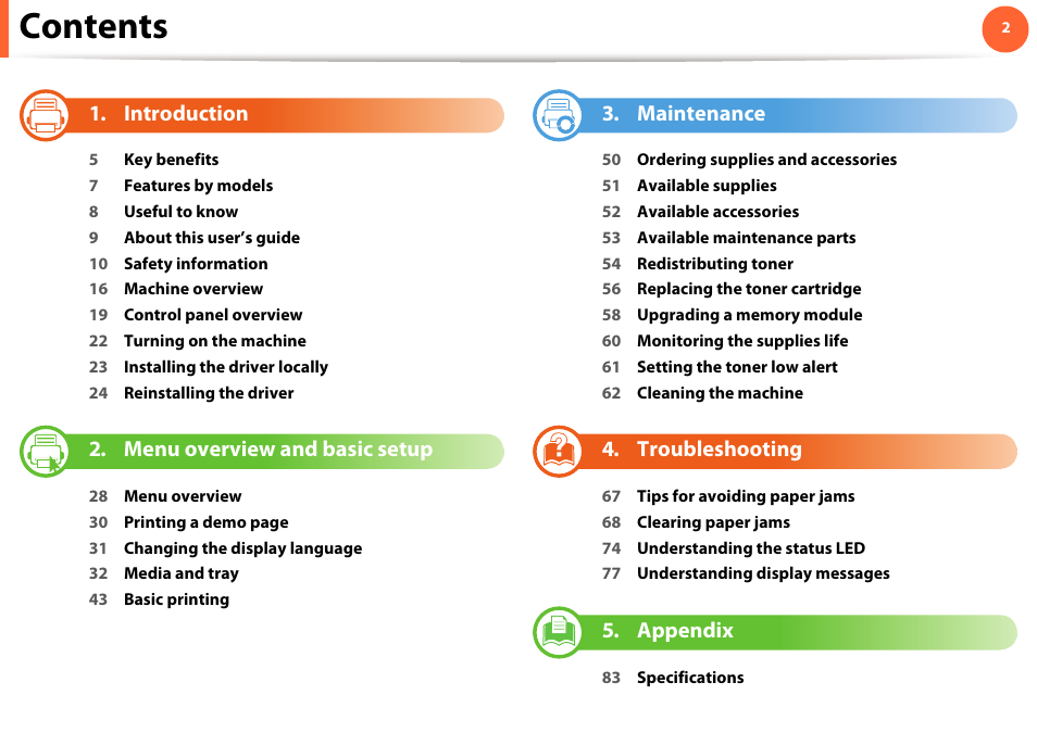 Samsung ML-331X User Manual | Page 2 / 245
