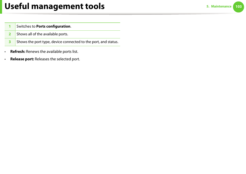 Useful management tools | Samsung ML-331X User Manual | Page 207 / 245