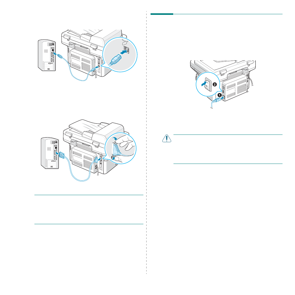 Turning the machine on | Samsung SCX-4321 User Manual | Page 21 / 118