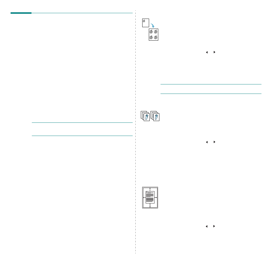 Using special copy features, Clone copying, Collation copying | Auto fit copying | Samsung SCX-4321 User Manual | Page 34 / 118