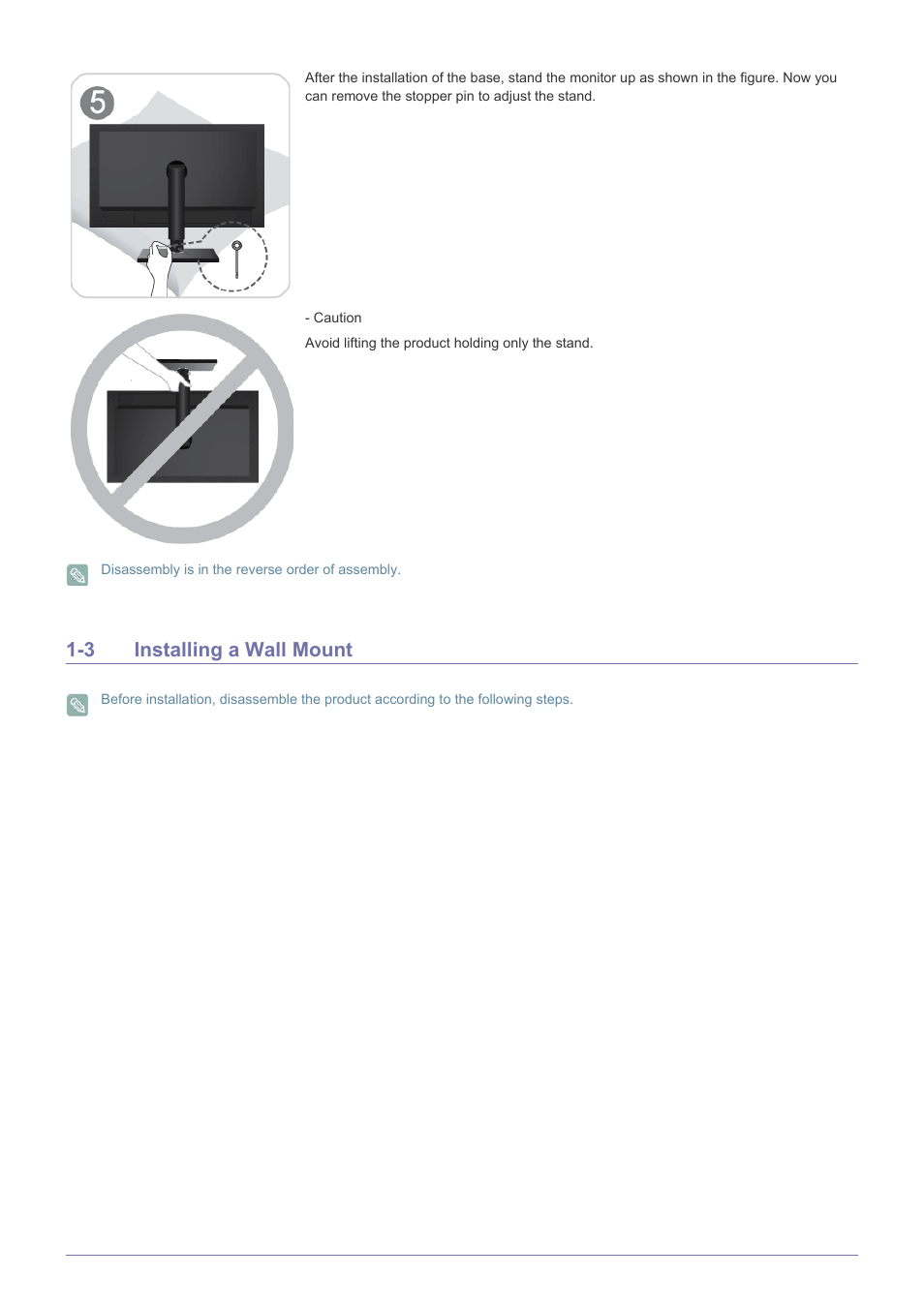 3 installing a wall mount | Samsung SyncMaster TC240 User Manual | Page 4 / 19