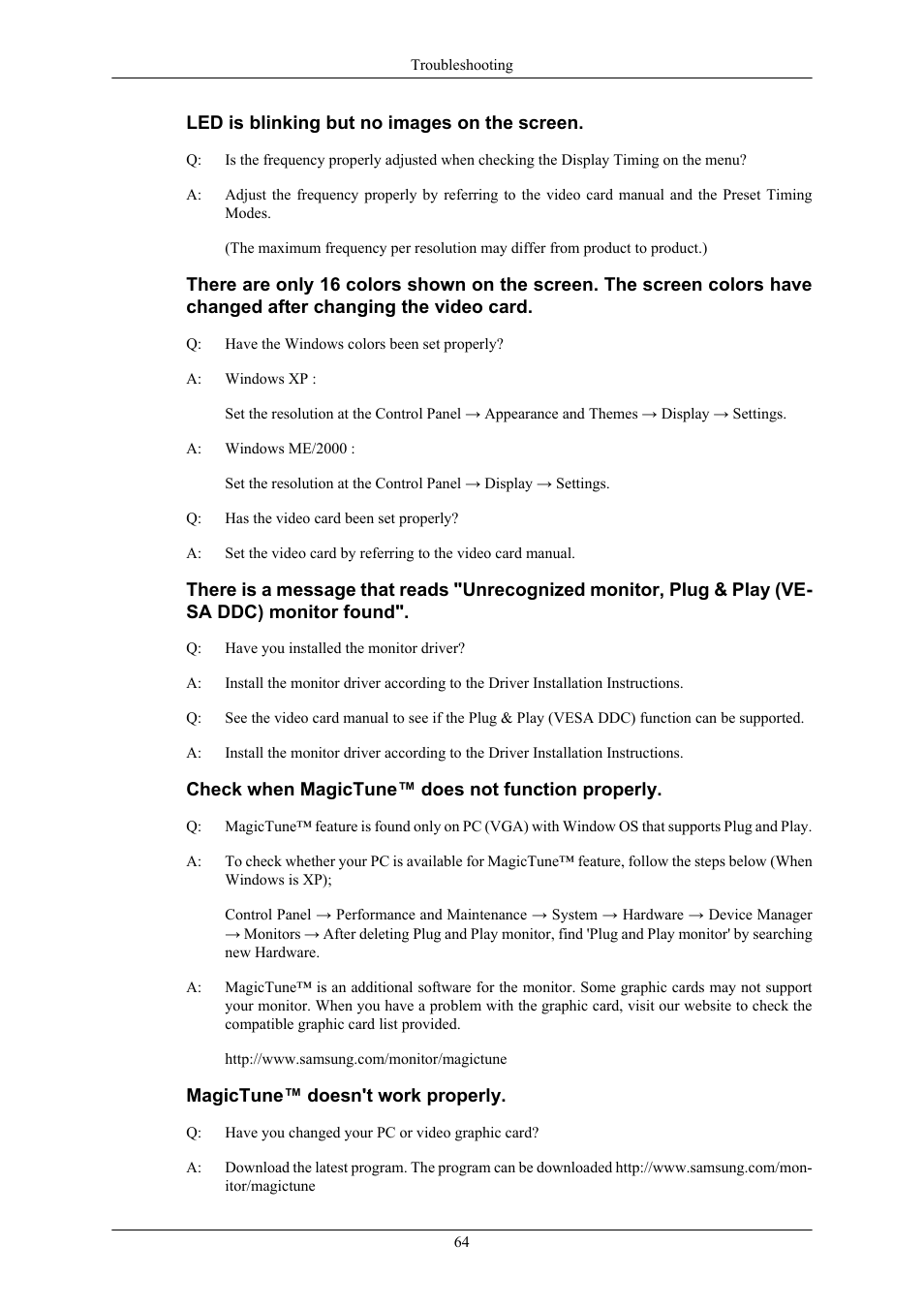 Samsung T220G User Manual | Page 18 / 20