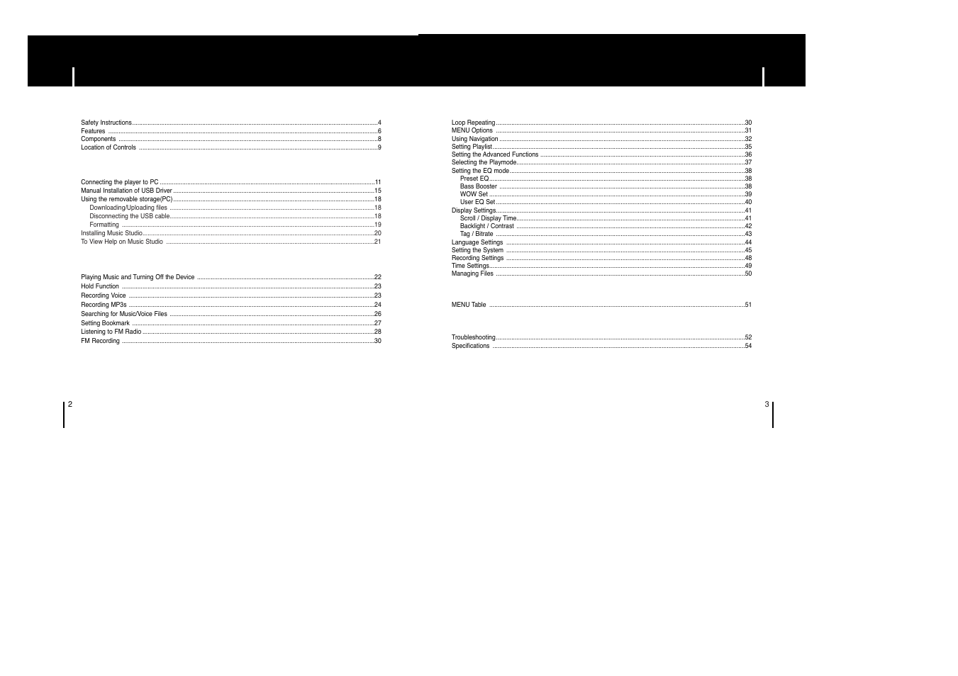 Samsung YP-C1 H User Manual | Page 2 / 28