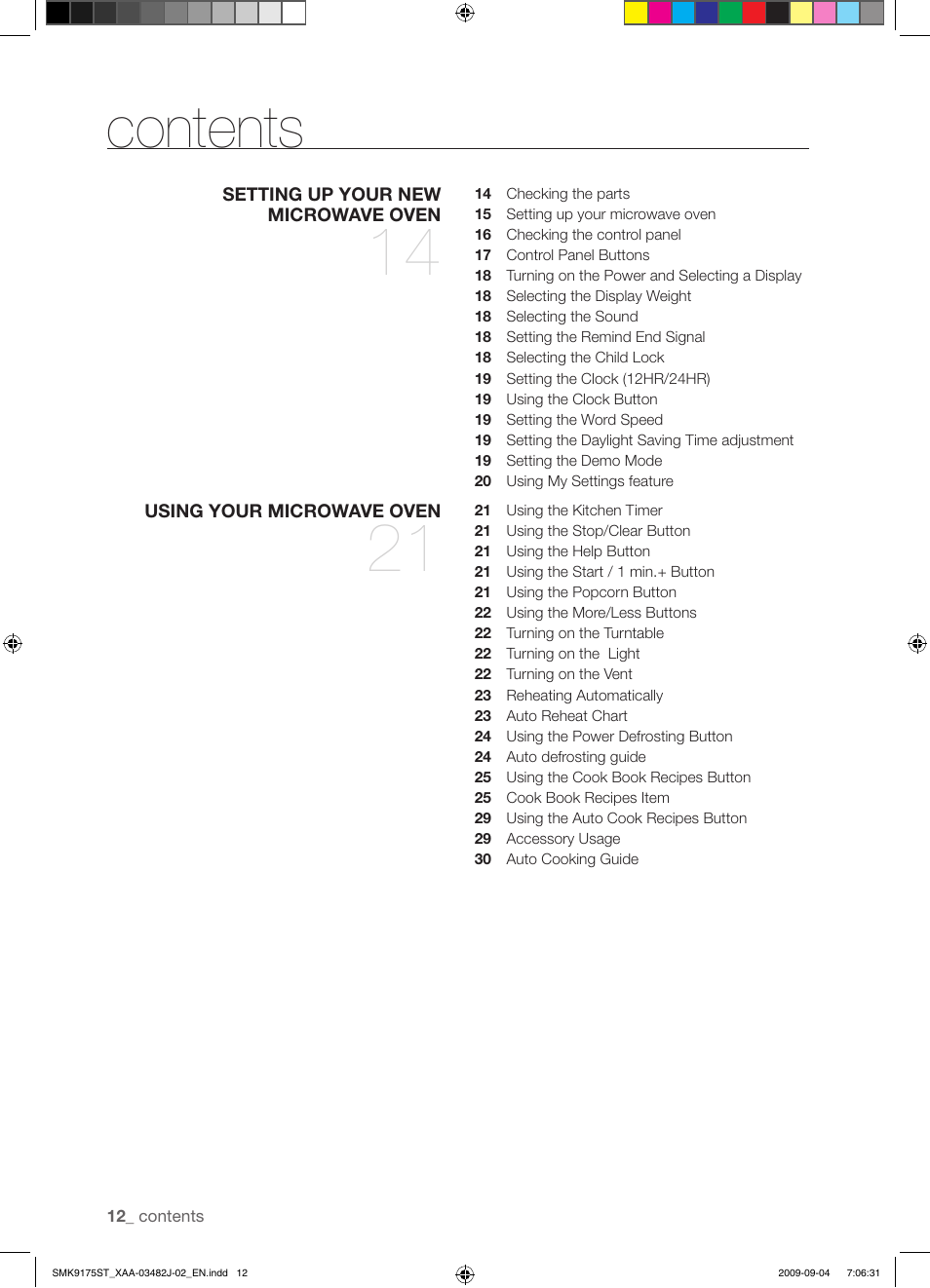 Samsung SMK9175ST User Manual | Page 12 / 60