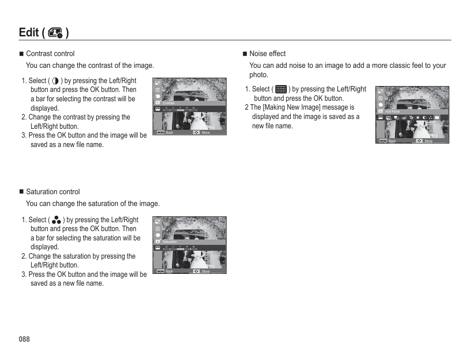 Edit ( ) | Samsung WB5500 User Manual | Page 89 / 120