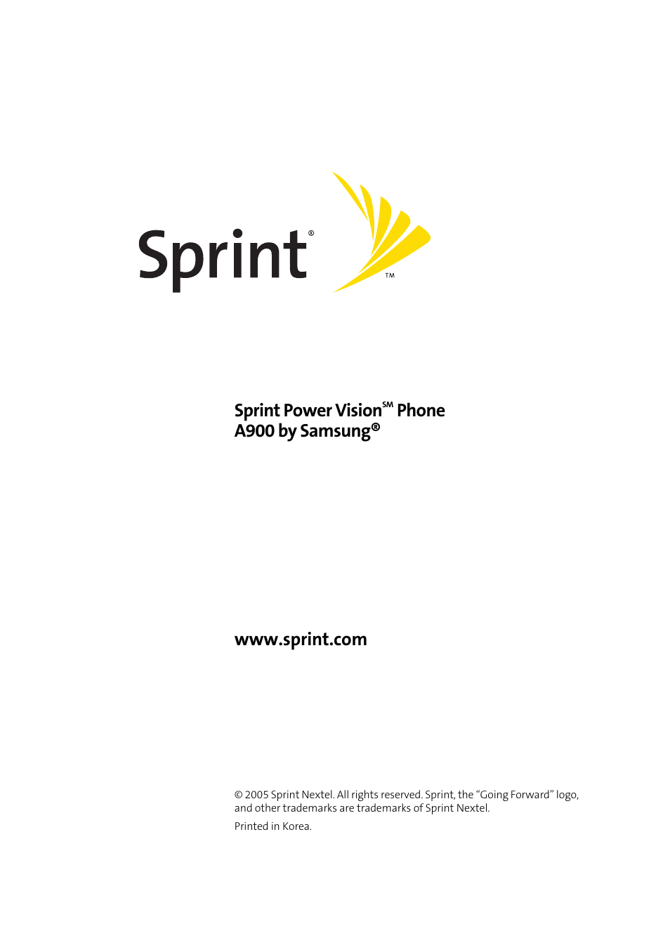 Samsung A900 User Manual | 272 pages