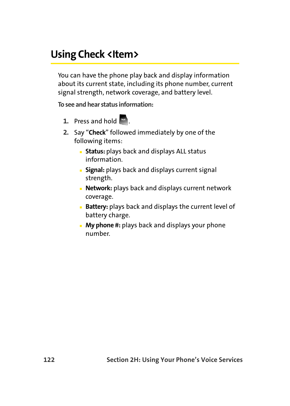 Using check <item | Samsung A900 User Manual | Page 146 / 272