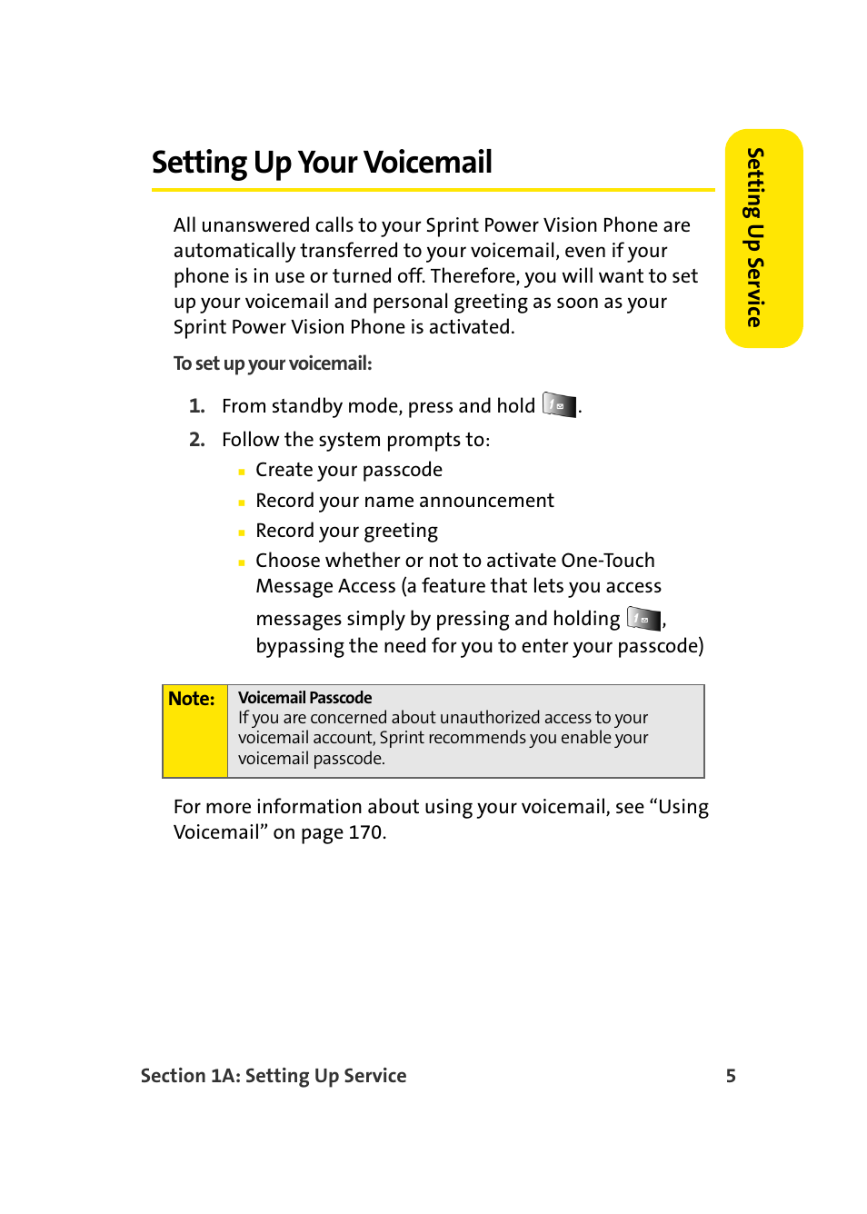 Setting up your voicemail | Samsung A900 User Manual | Page 29 / 272