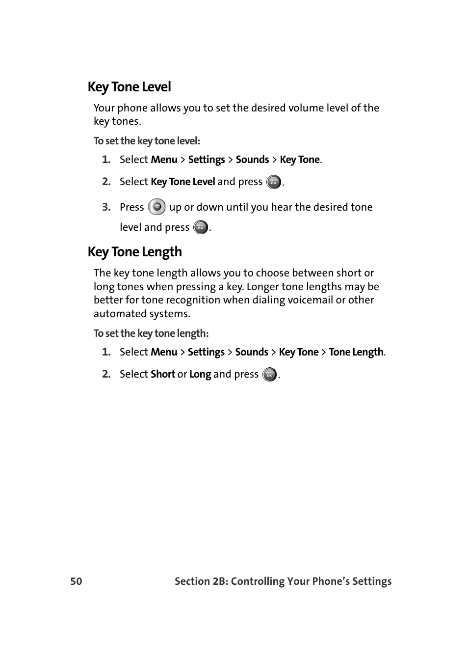 Key tone level, Key tone length | Samsung A900 User Manual | Page 74 / 272