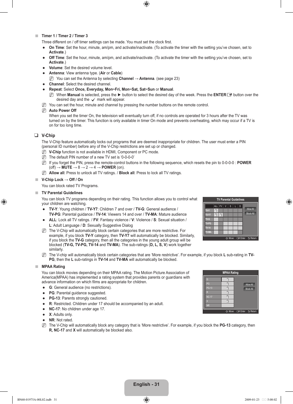 Samsung BN68-01975A-01 User Manual | Page 33 / 93