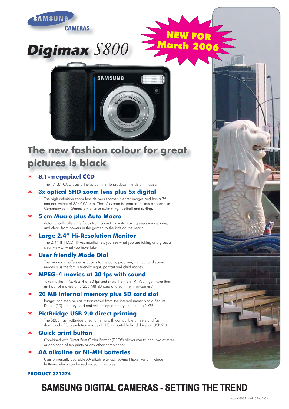 Samsung DIGITAL CAMERAS User Manual | 2 pages