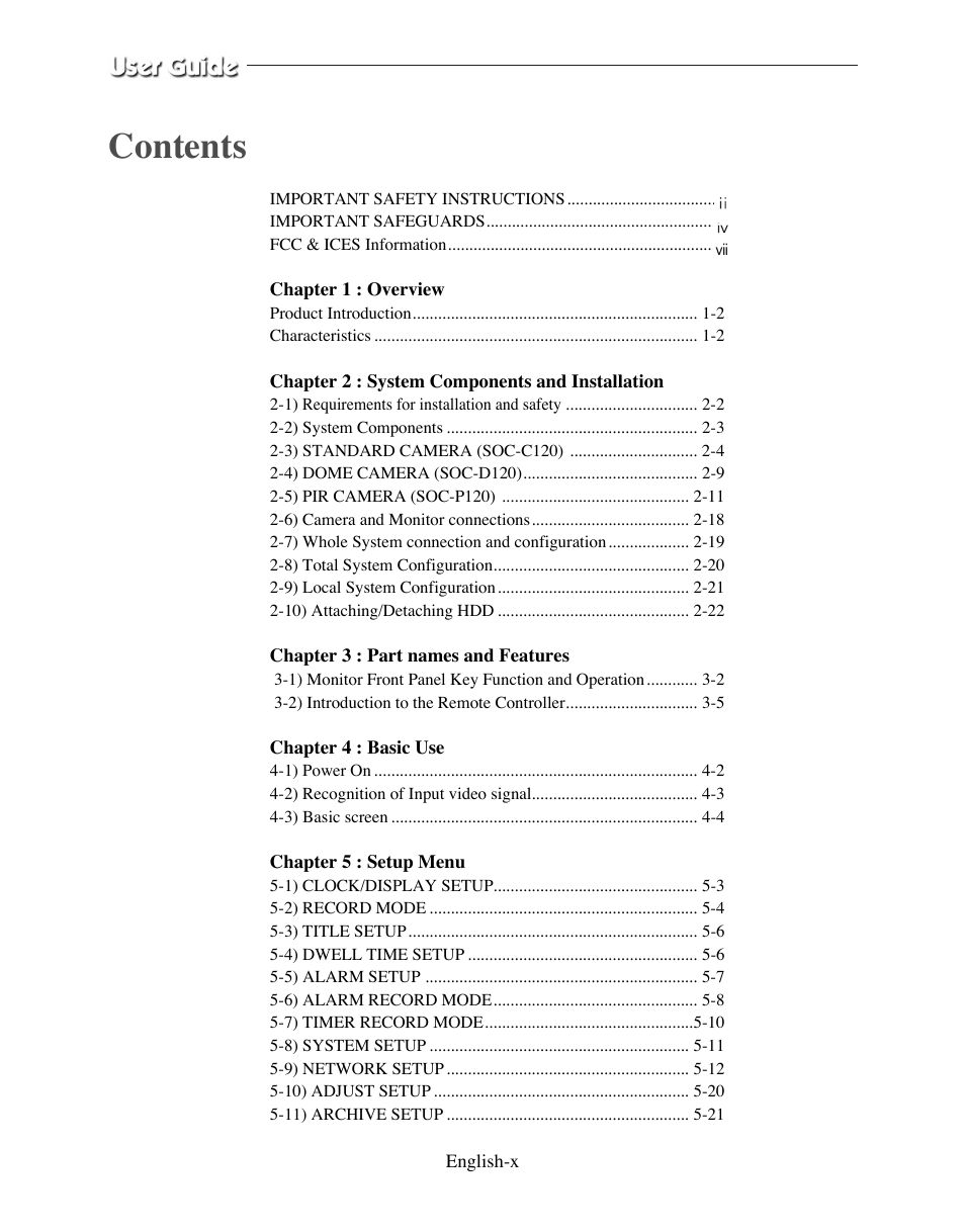 Samsung SMO-210DN User Manual | Page 10 / 138