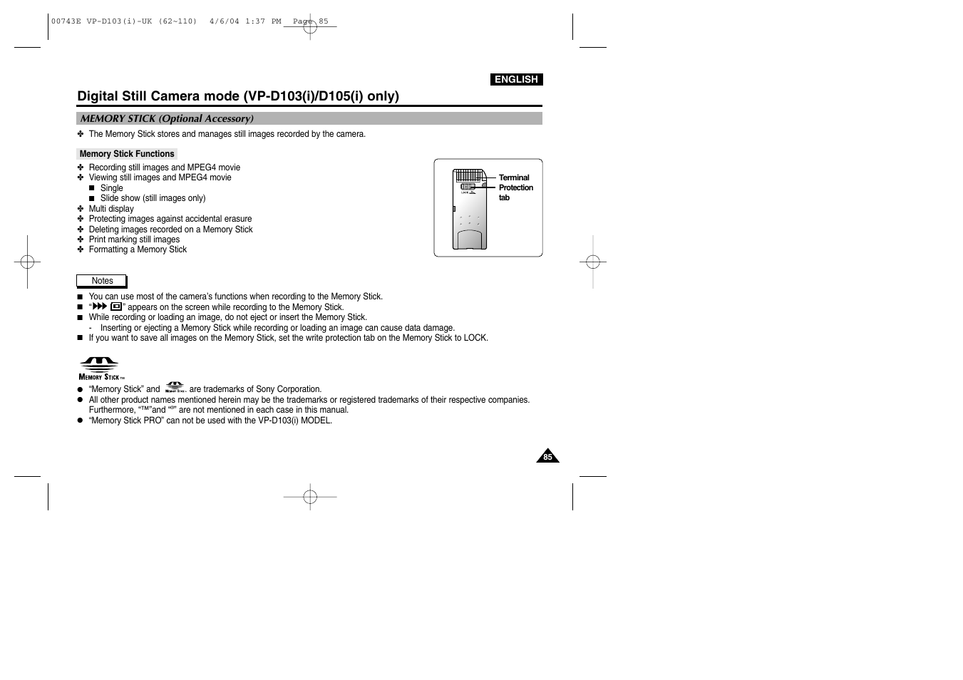 Samsung D103 User Manual | Page 85 / 114