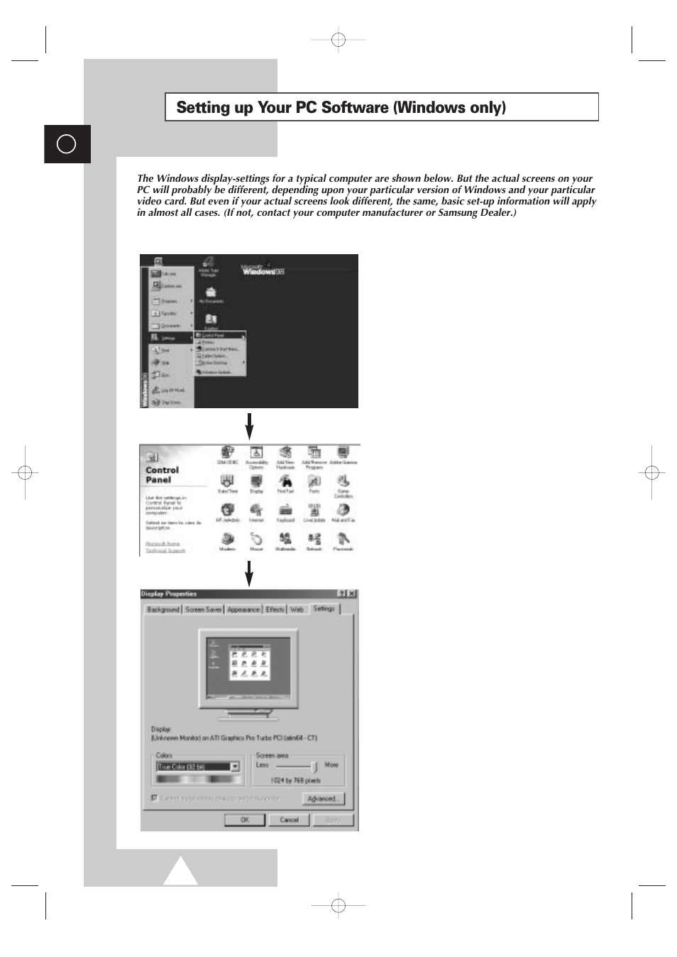 Setting up your pc software (windows only) | Samsung 4240 User Manual | Page 62 / 68