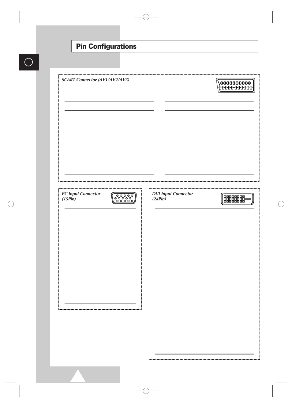 Pin configurations | Samsung 4240 User Manual | Page 64 / 68