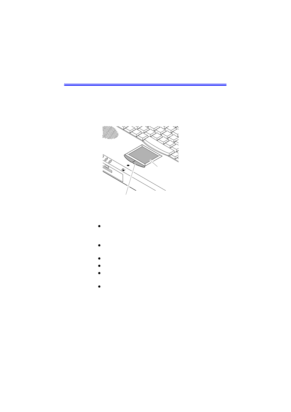 Using the touchpad | Samsung M6000 User Manual | Page 29 / 130