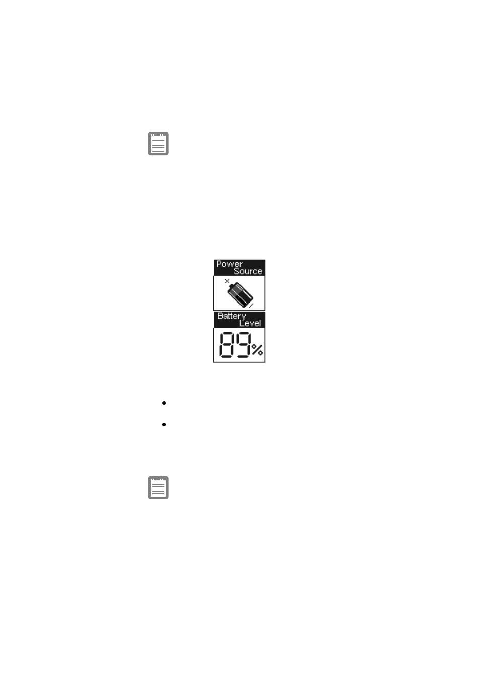 Using the battery gauge | Samsung M6000 User Manual | Page 50 / 130