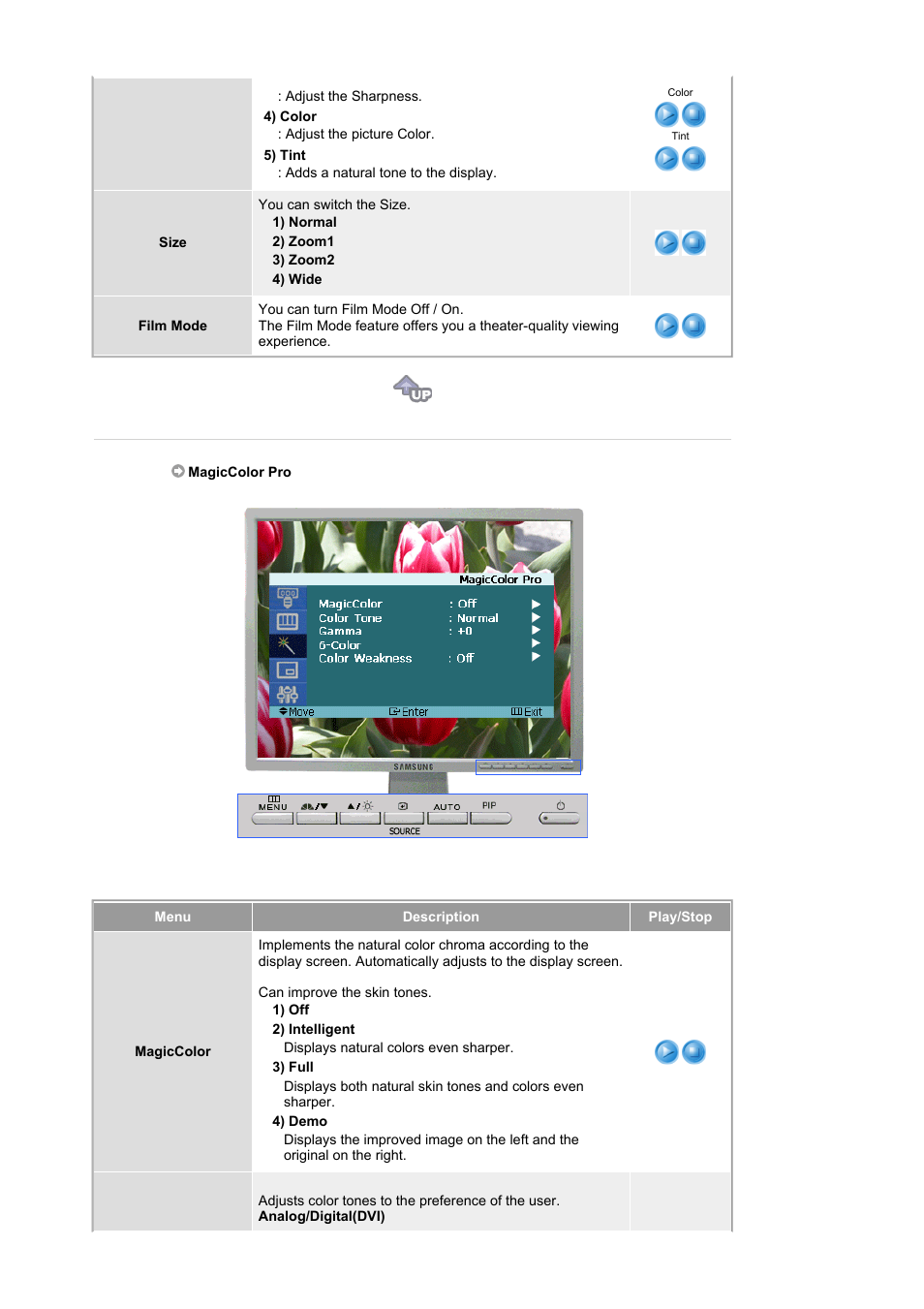 Magiccolor pro | Samsung 204Ts User Manual | Page 33 / 76