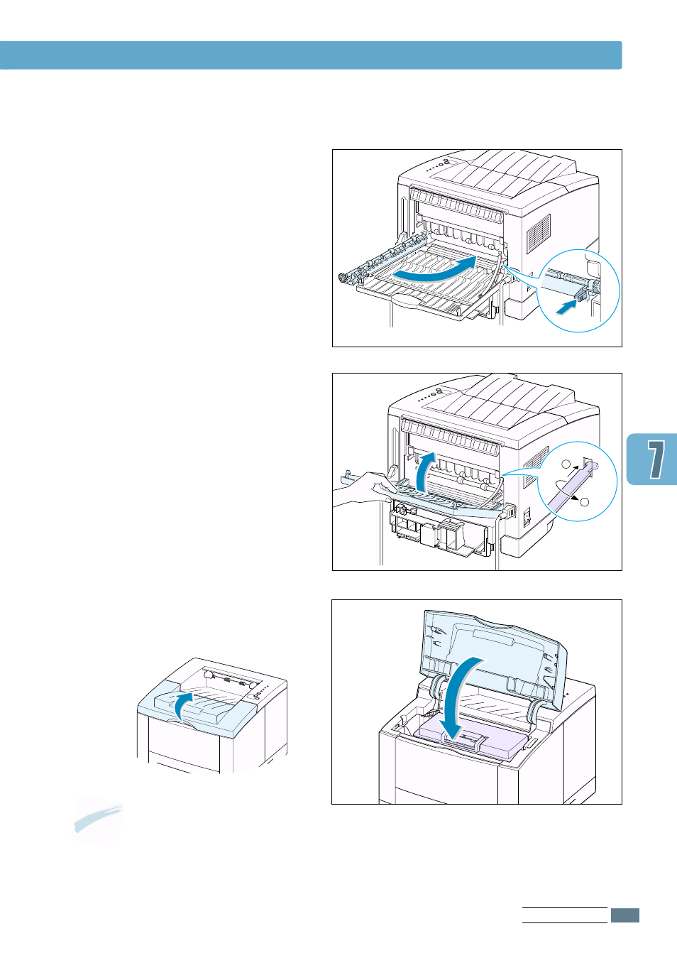 Clearing paper jams | Samsung ML-1651N User Manual | Page 100 / 179
