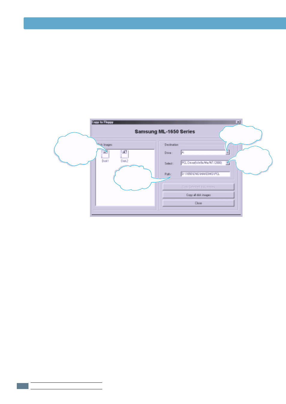 Making installation diskettes | Samsung ML-1651N User Manual | Page 163 / 179