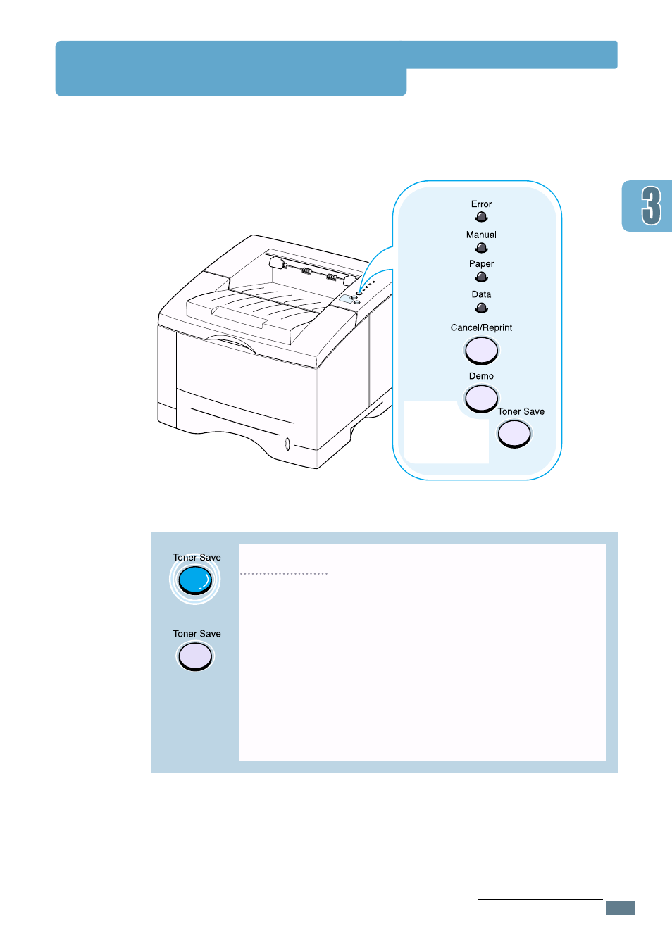 Control panel buttons | Samsung ML-1651N User Manual | Page 34 / 179